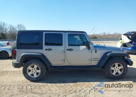 2013 Jeep Wrangler Unlimited Sport z USA, uszkodzony, nr VIN 1C4BJWDG4DL657663